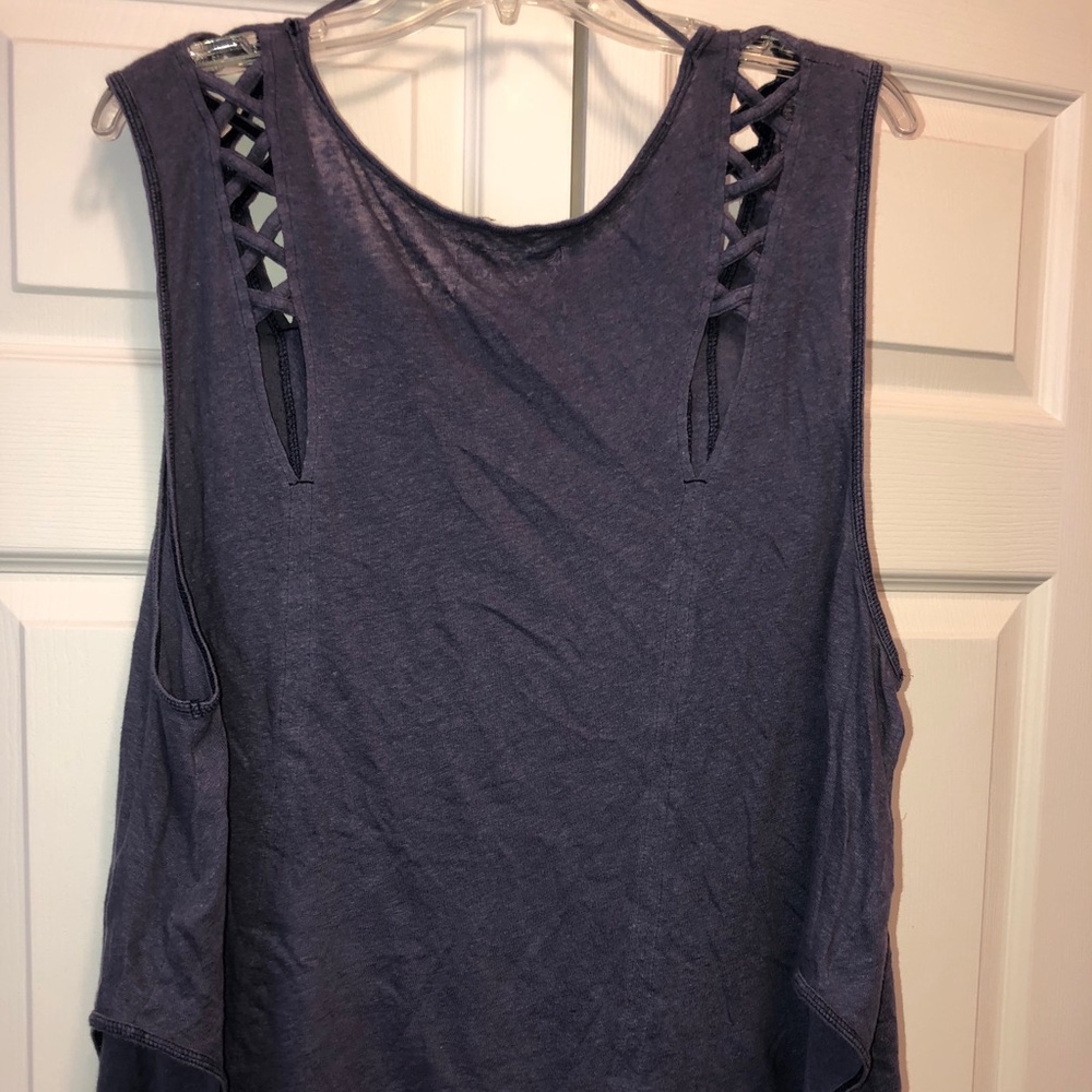 Free people detailed over sized tank top